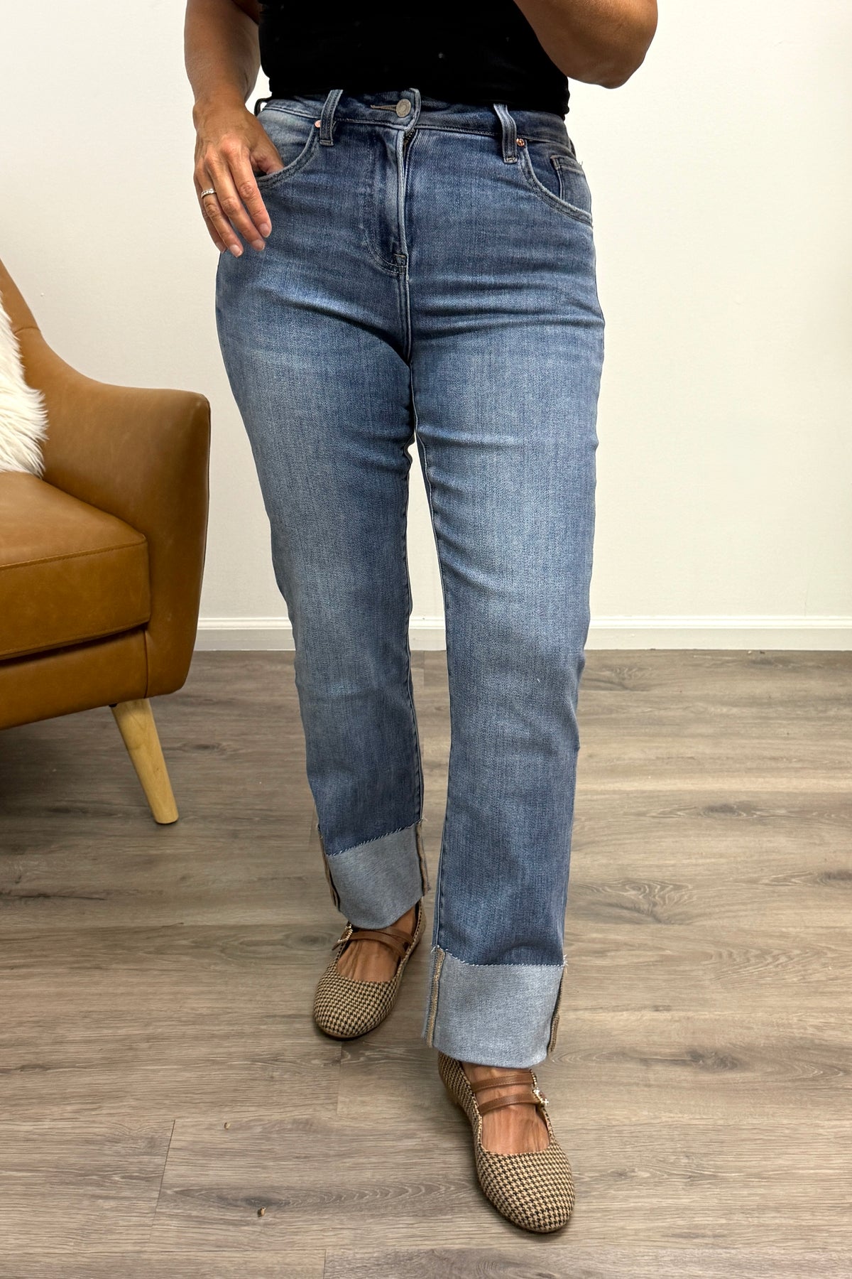 Bayeas Armida High Rise Jeans : Blue