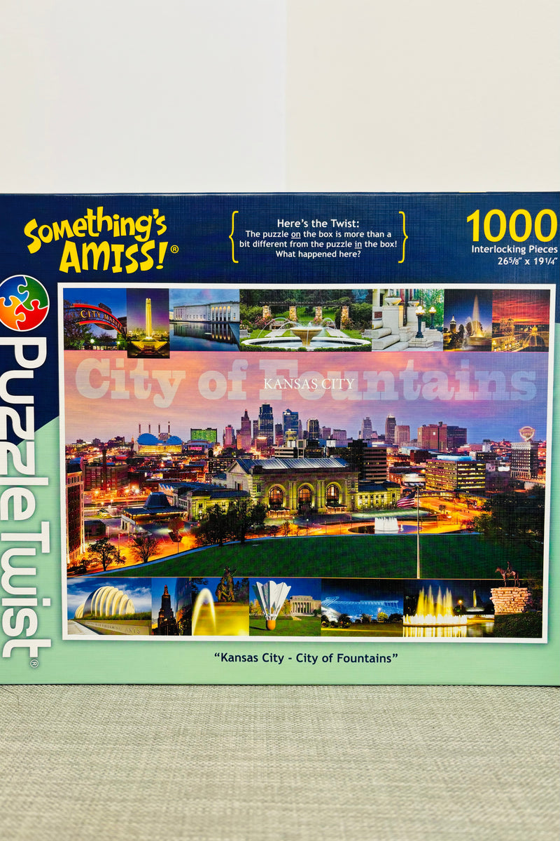 City Of Fountains KC 1000 Piece Puzzle