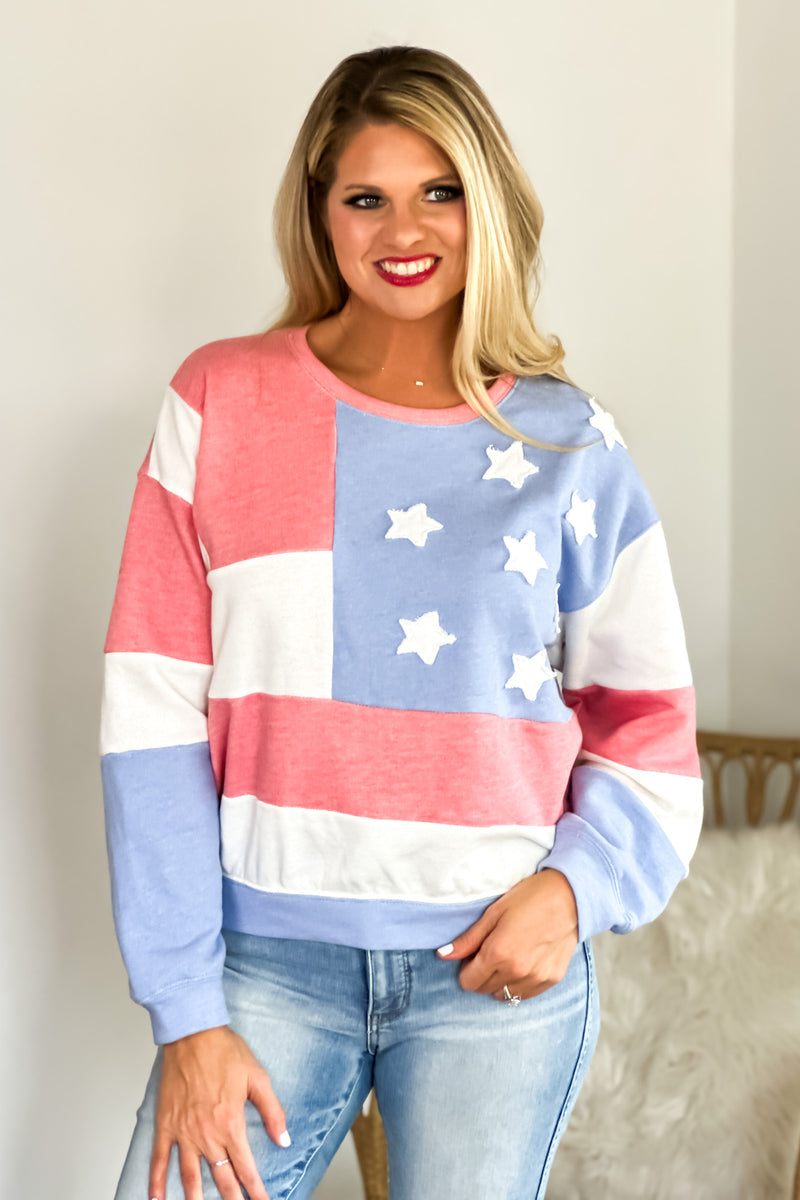 Freedom Flies Cropped Sweatshirt : Americana