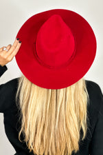 In My Red Era Belted Hat : Red