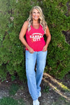 Kansas City Splatter Tank : Red