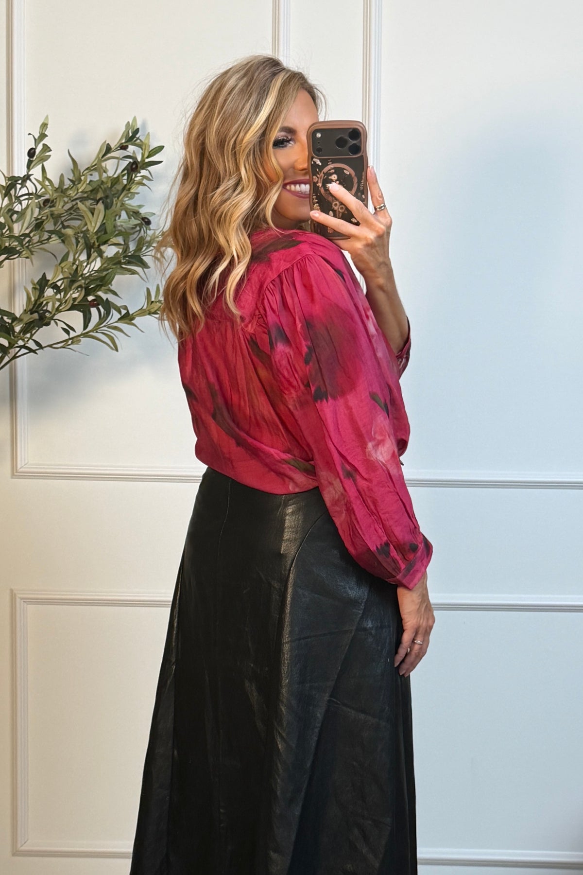 Tribal Heloise Flowy Sleeve Blouse : Nostalgia