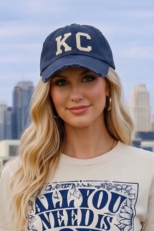 1KC All You Need is Love & KC Baseball Tee : Ivory