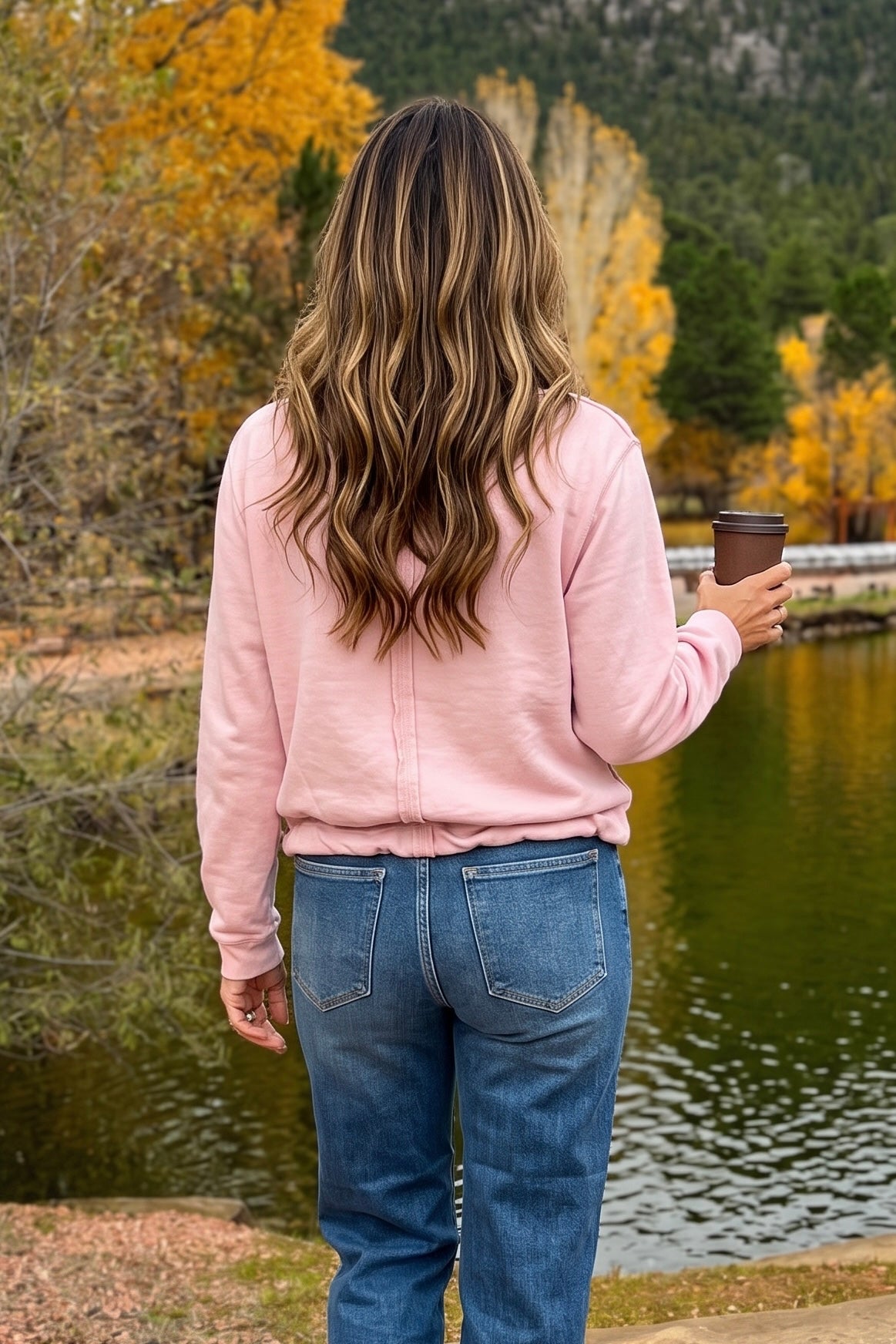 Tribal Hemsley Bubble Sweatshirt : Pink Frost