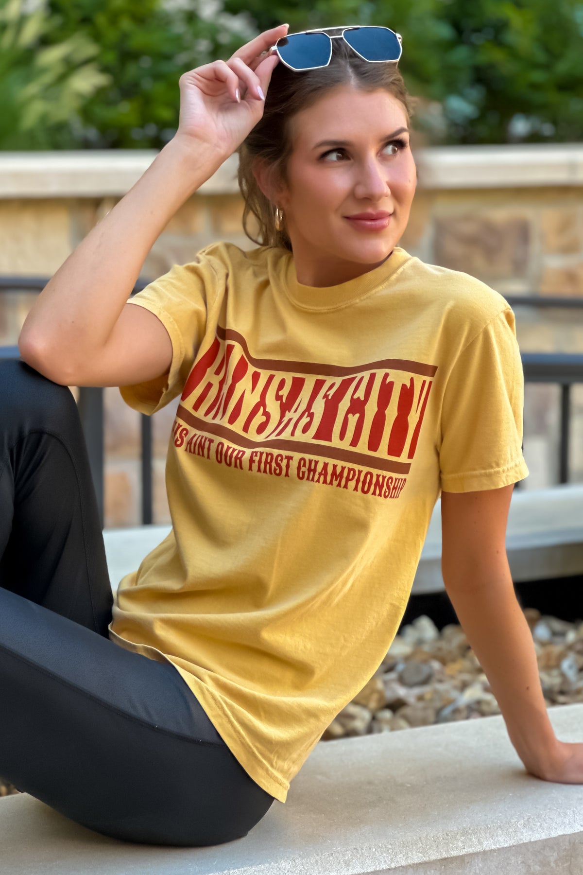 1Kc 1st Champ Tee: Mustard