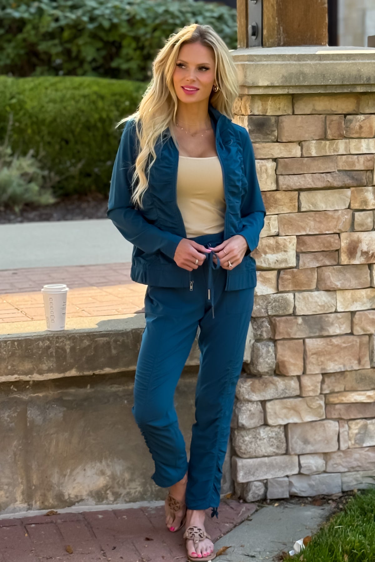 XCVI Julee Active Pant : Navy