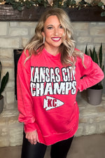 Kansas City Champs Pullover : Vintage Red