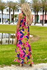 Tribal Brylee Sleeveless Plisee Dress : Teaberry