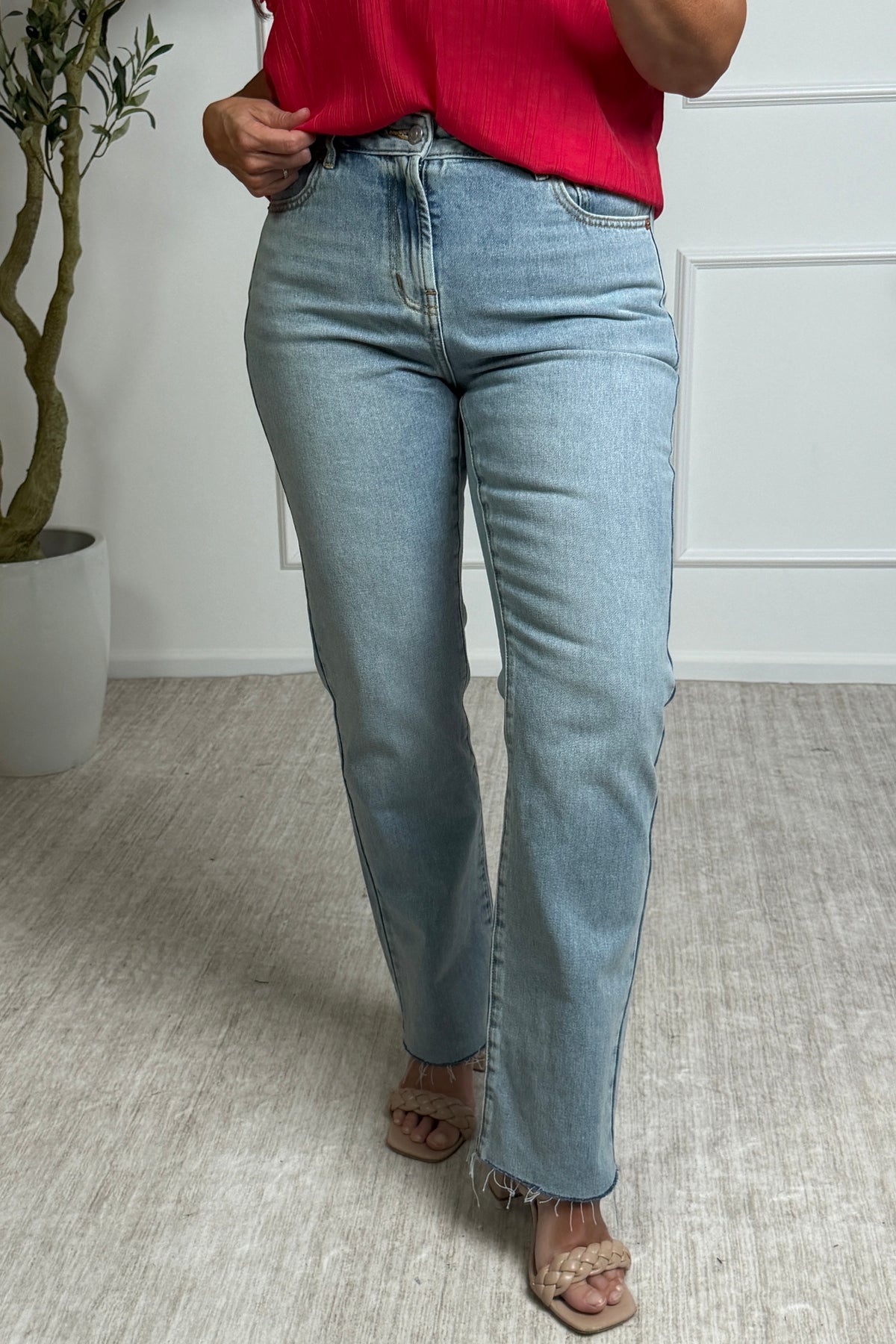 Tribal Diana Curvy Straight 90's Denim : EastCoast