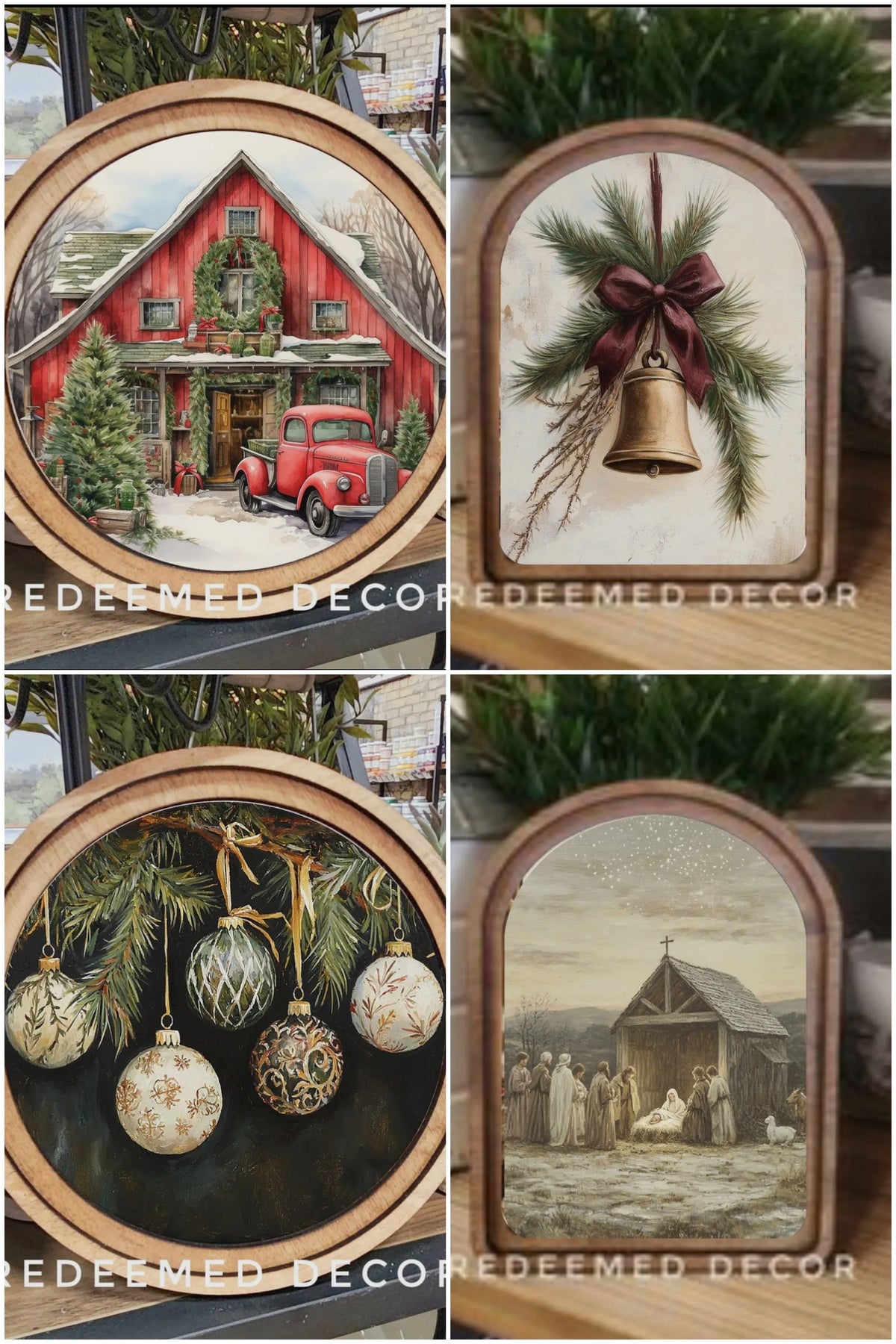 Redeemed Decor Holiday Vintage Inspired Prints