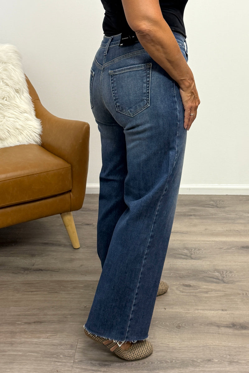 Just Black Panmaco Eladia Slim Jean : Dark Denim