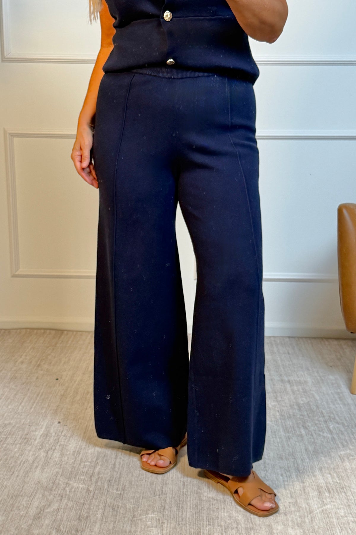 Paola Sweater Pants : Navy