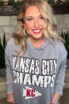 Kansas City Champs Hoodie : Vintage Grey