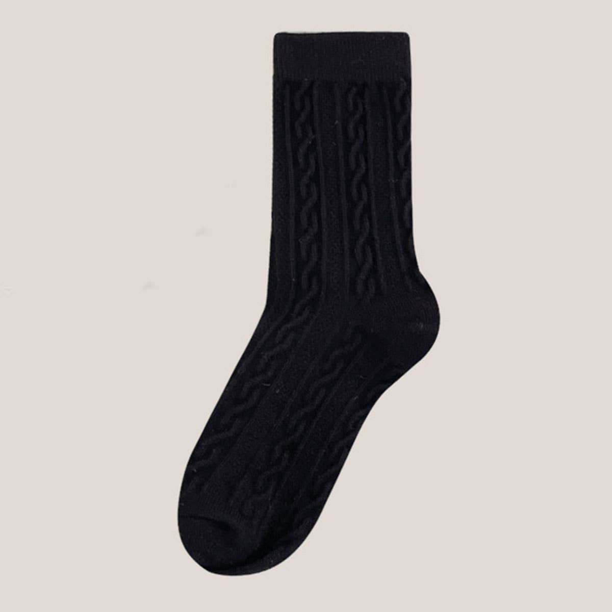 Cashmere Feel Socks : One size : 4 colors