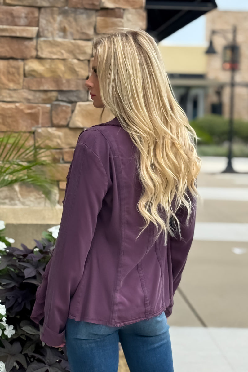 XCVI Sevilla Jacket : Plum