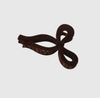 Velour Bow Claw Clip : Black or Brown