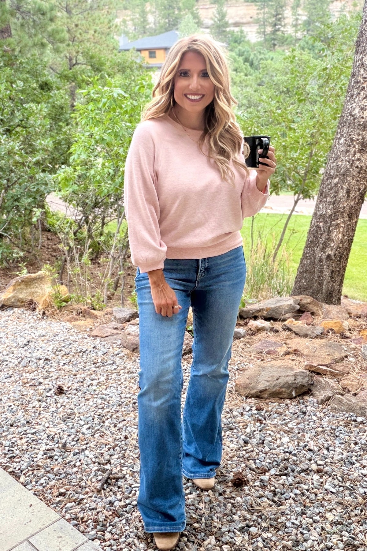 Josie Relaxed Fit Sweatshirt : Pink