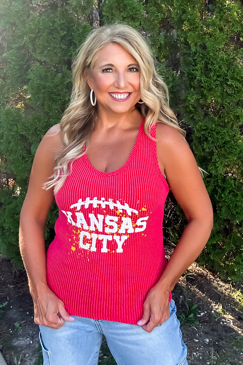 Kansas City Splatter Tank : Red