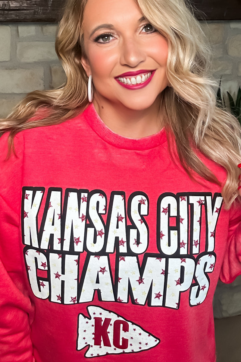 Kansas City Champs Pullover : Vintage Red