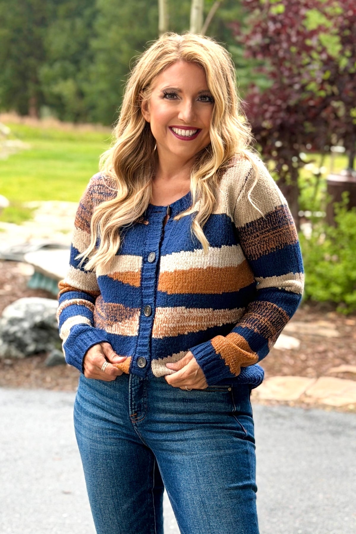 Tribal Reine Sweater Cardigan : Stellar
