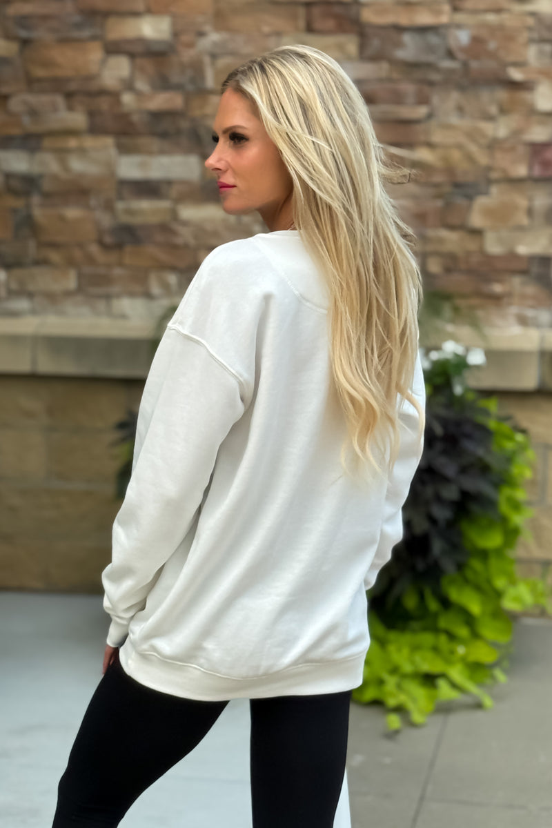 Arkansas Mascot Chenille Crew : White