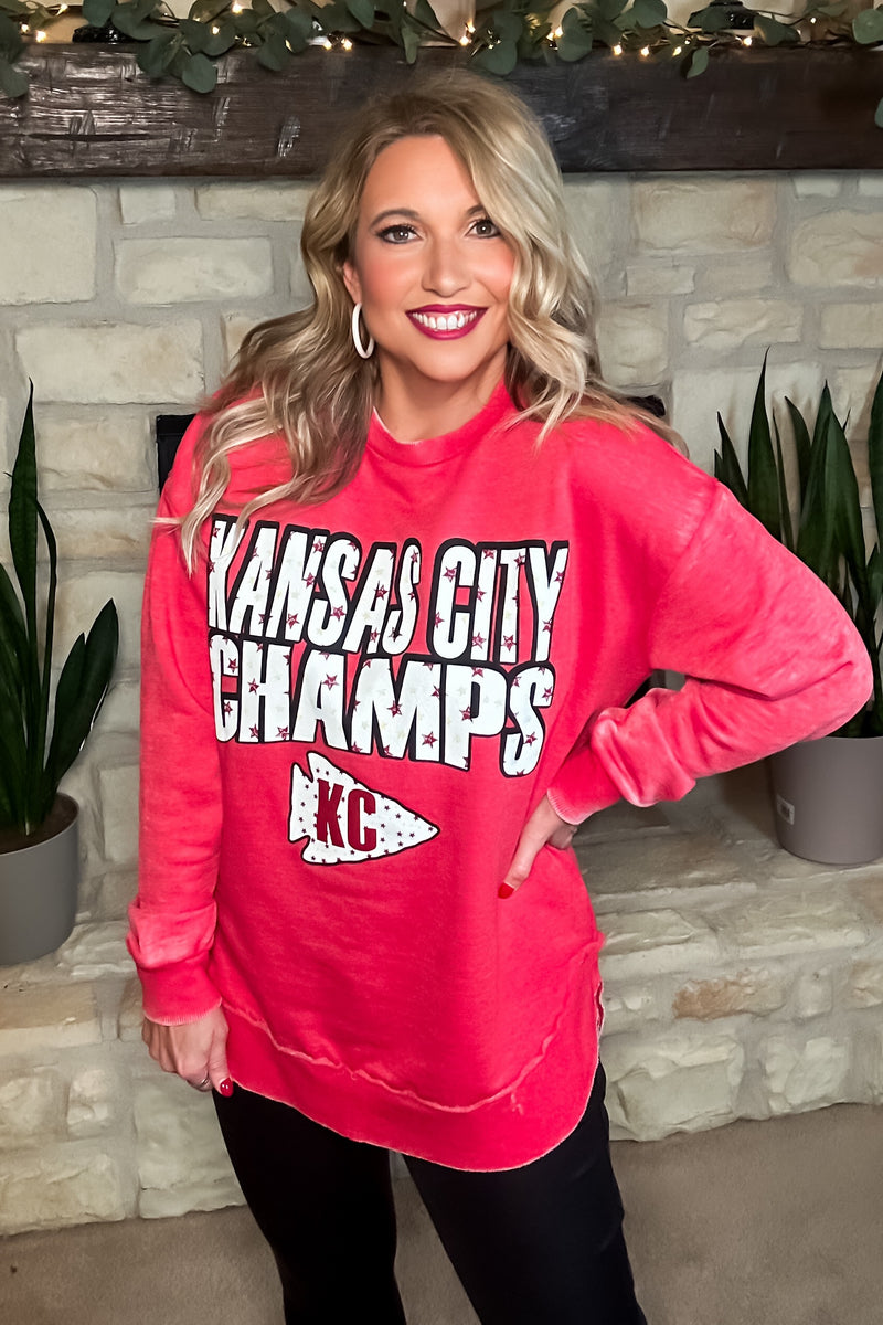 Kansas City Champs Pullover : Vintage Red