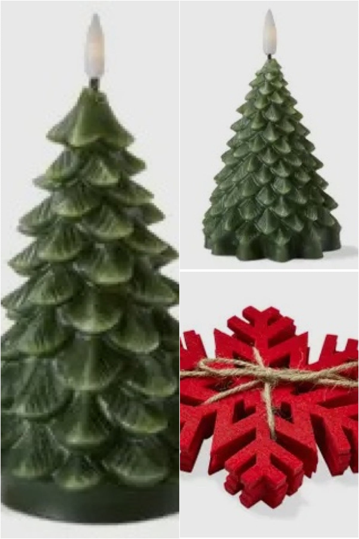 Tag Holiday Led Tree Candles & Coasters