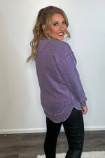 Exit 313 Vintage Sweatshirt : Washed Purple