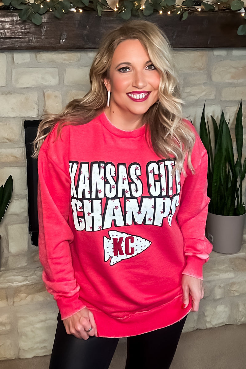 Kansas City Champs Pullover : Vintage Red