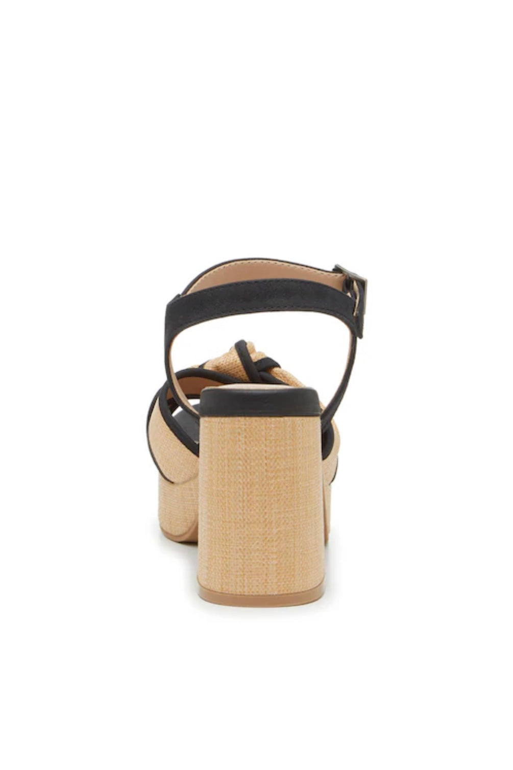 Mia Roxie Platform Sandal : Black & Tan