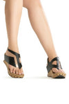 Modzori Reversible Mutable Venitia Wedge : Beige/Black