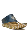 Modzori Double Dealing Reversible Valencia Sandal : Navy/White