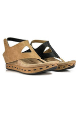 Modzori Reversible Mutable Venitia Wedge : Beige/Black