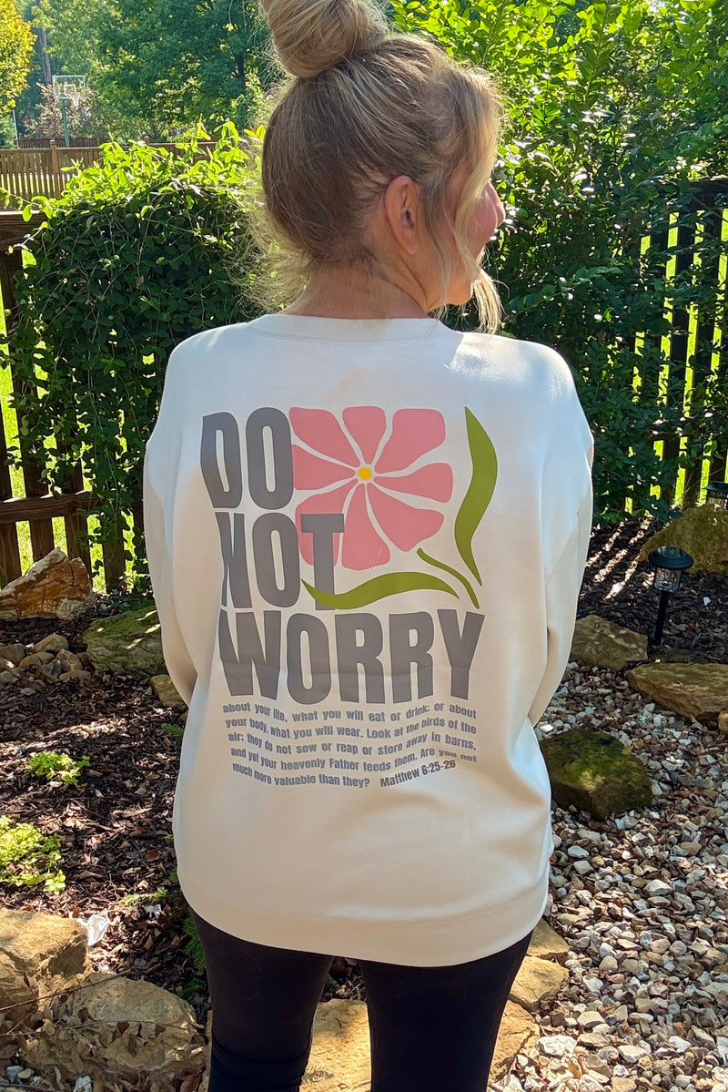 Do Not Worry Ultra Comfy Pullover : Oat