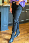 Judy Blue Stormy Mid Rise Slim Fit Jeans : Black