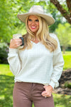 Never Better Cable Knit Pullover : Ivory