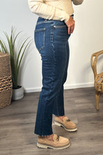 Bayeas Linda Super High Rise Slim Straight : Deep Sea