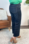 Liverpool Cheryl Hi-Rise Wide Leg Jeans : Dark Blue