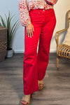 Tribal Caliente 5 pocket Pant : Scarlet