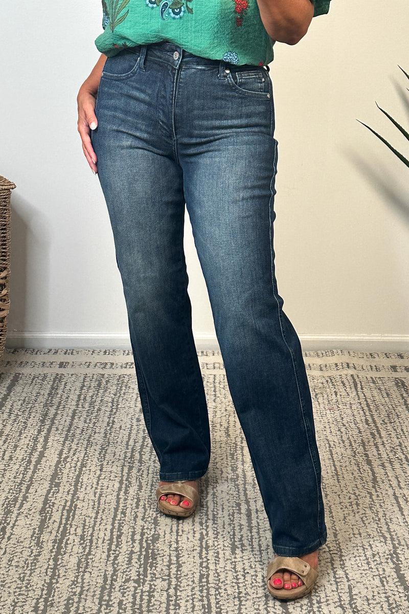 Elin Judy Blue Tummy control Jeans : Dark