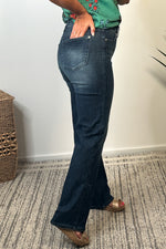 Elin Judy Blue Tummy control Jeans : Dark