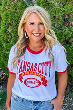 Kansas City Champions Tee : Red & White