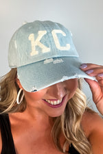 1KC Ballcap : Vintage Denim/White