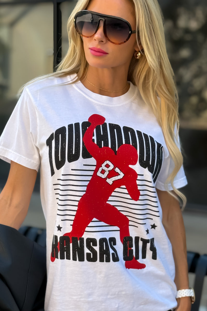 1KC Touchdown Tee : White