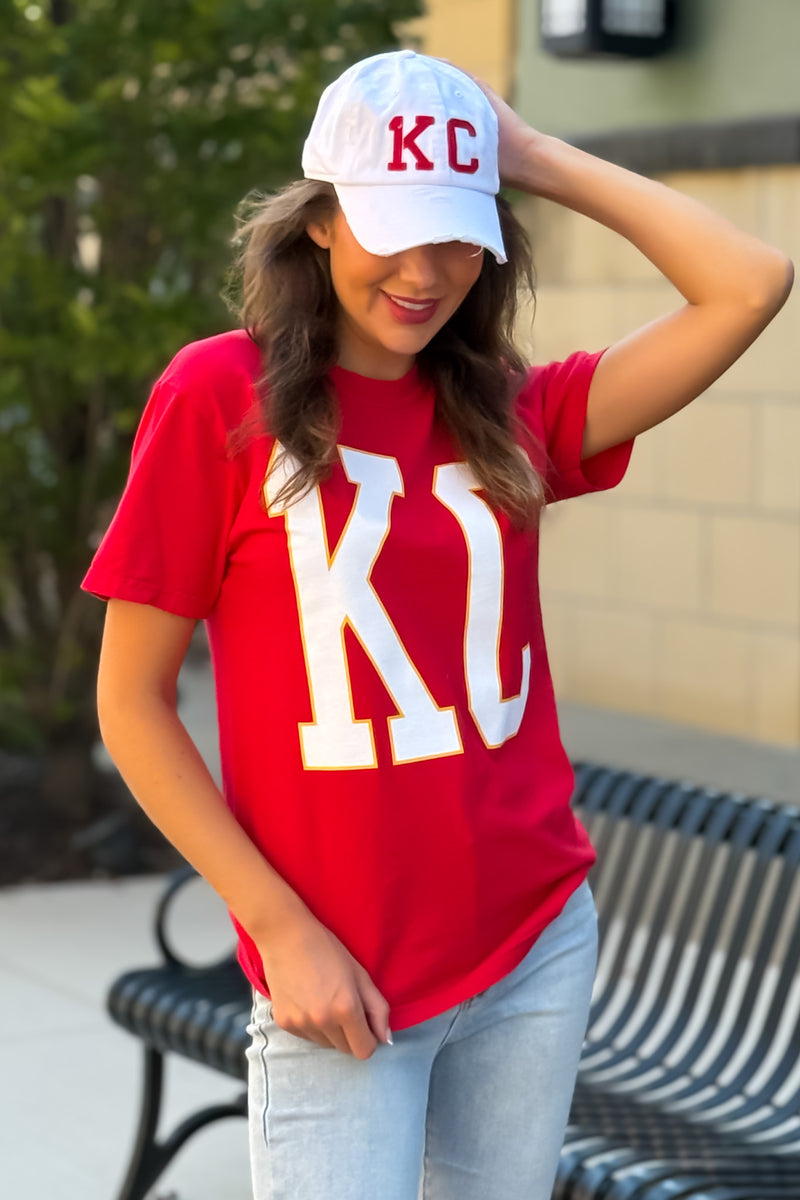 1KC Stretch Tee : Red