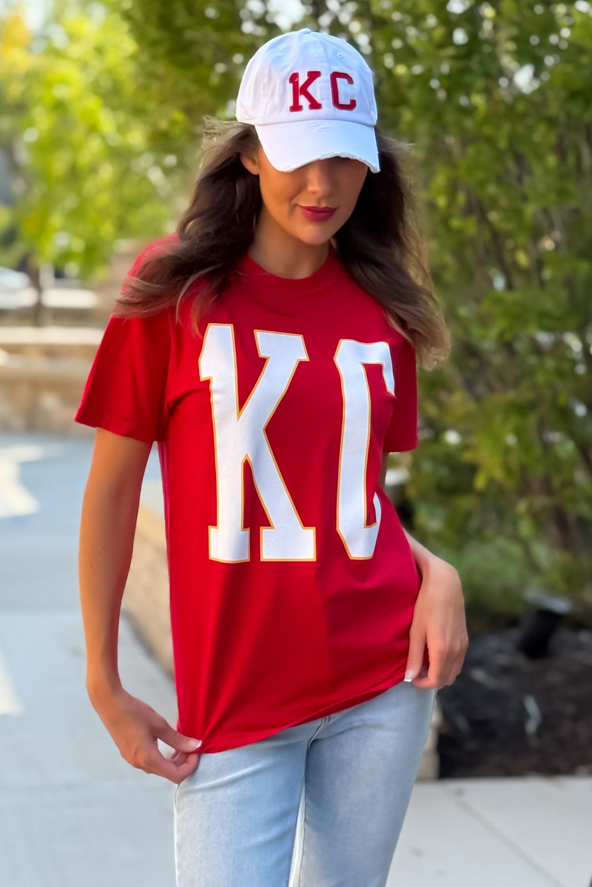 1KC Stretch Tee : Red