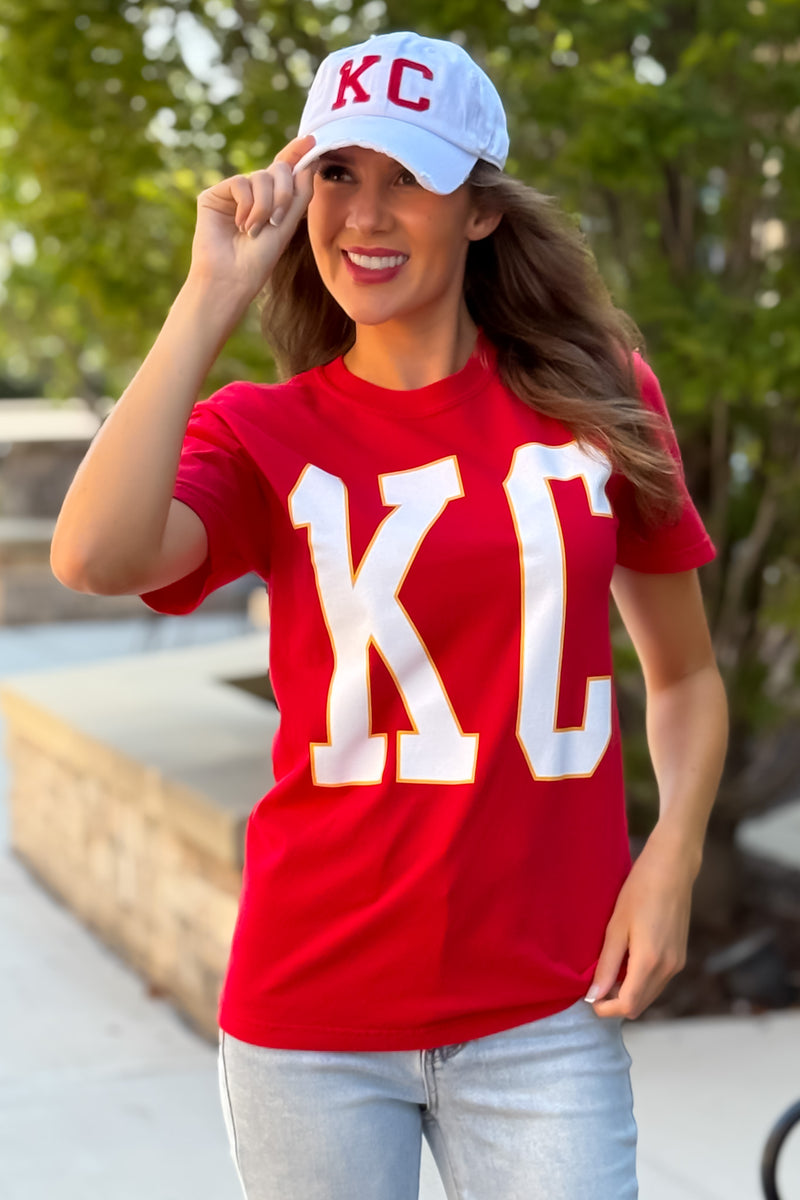 1KC Ballcap : White/Red