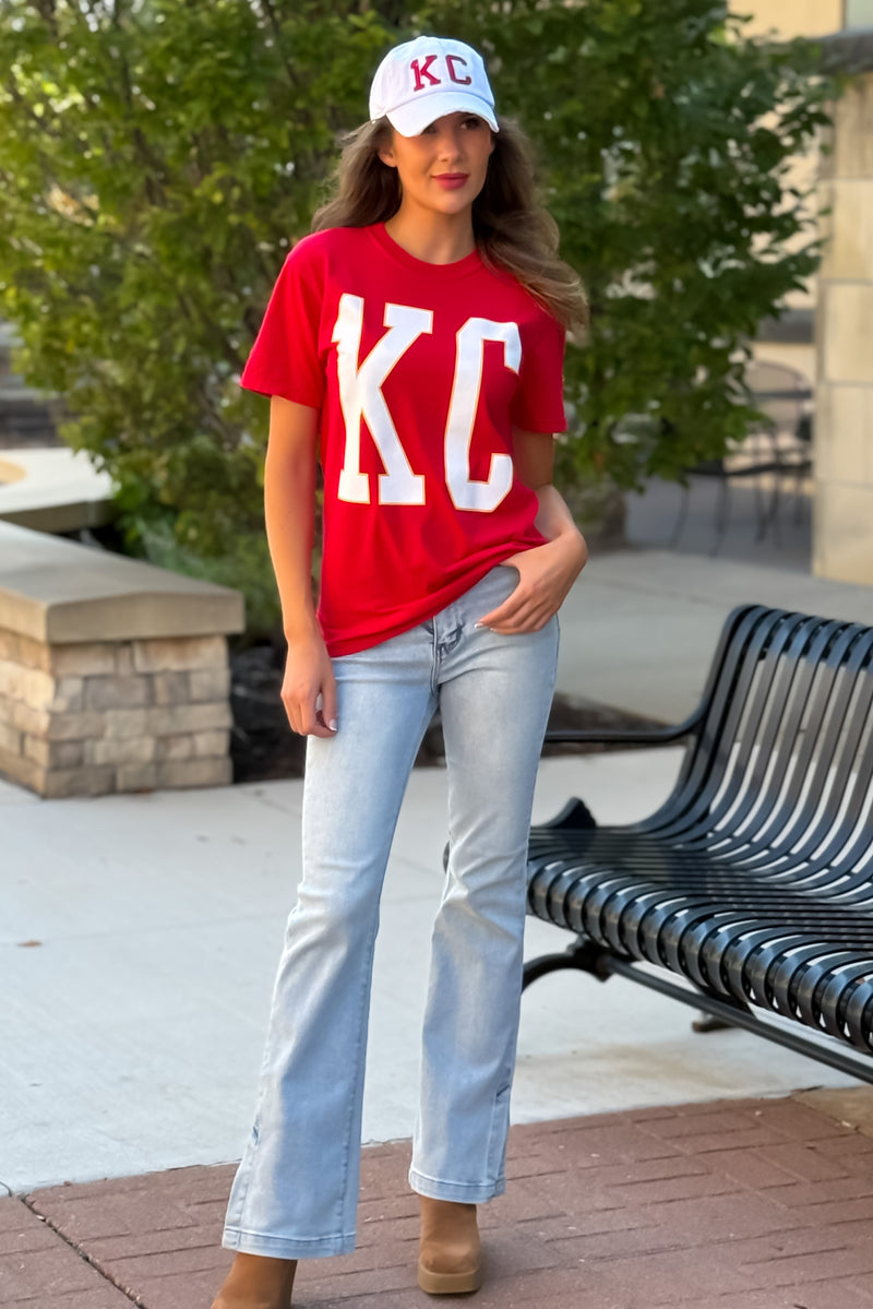 1KC Stretch Tee : Red