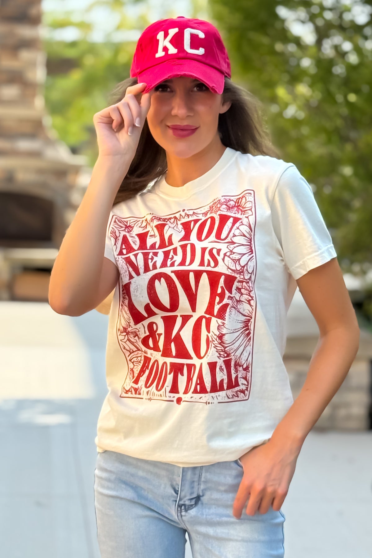 1KC Kendall Tee : Ivory
