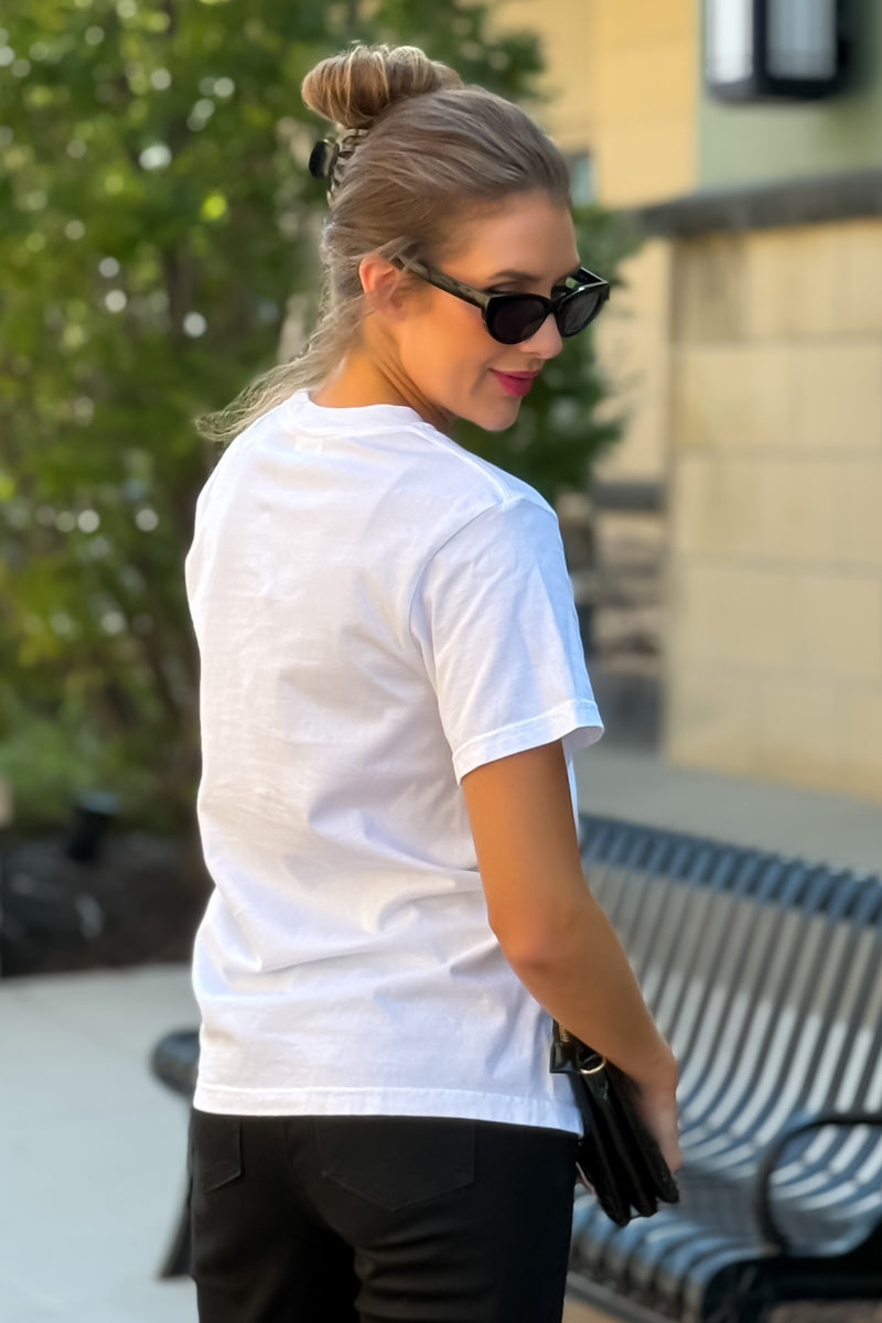 1KC Cherry Tee : White